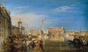 Joseph Mallord William Turner Bridge of Sighs,Ducal Palace and Custom-house (mk31) USA oil painting artist
